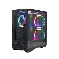 Boîtier d'ordinateur de jeu Full Tower E-ATX/ATX/M-ATX/ITX, refroidissement du processeur, refroidisseur ATX, boîtier de PC de bureau pour joueurs