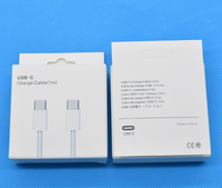Câble de chargeur tressé direct d'usine 60W 1m câble de données de charge rapide de type C veste en Nylon TPE pour câble USB iPhone 15/15 Pro Max