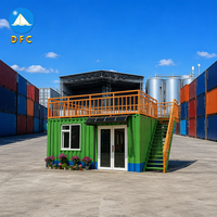 Conteneur mobile sec prêt à l'emploi de marque DFC, structure en acier de 20 pieds, extensible, avec couleur et capacité personnalisables
