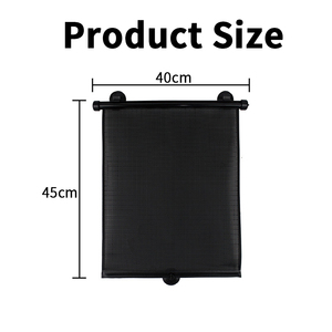 Pare-soleil <span class=keywords><strong>de</strong></span> voiture pliable et télescopique minimaliste, tissu occultant anti-UV et isolant thermique, rideau enrouleur <span class=keywords><strong>universel</strong></span> - Product Image 6