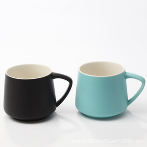 Lucky Ceramic Coffee Cup With Lid And Saucer Set Green Gift <b>Box</b> Packaging - Product Image 4