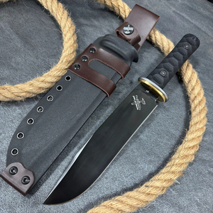 มีดอเนกประสงค์ Black Nirvana รุ่น LS098 ด้ามจับ G10 แบบปรับแต่งได้ ใบมีดเหล็ก 3V ขนาด 34 ซม. รับประกันคุณภาพ สำหรับงาน DIY ODM และ OEM - Product Image 2