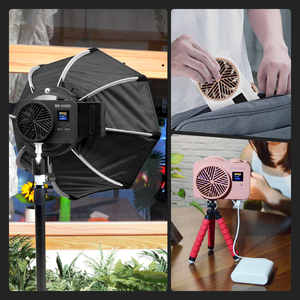 Lampe de studio portable de poche 100 W ZC-100BI pour vidéo, à intensité variable, sur pied, pour selfie, pratique à transporter - Product Image 4