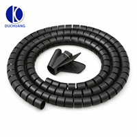 Envío Inmediato: Organizador de Cables en Espiral XJH de 10mm de Diámetro, Banda Envolvente de PE para Organizar Cables con Facilidad