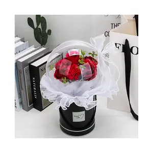 OEM-Werk Seife Blumen im Eimer Seife Rosenköpfe künstliche dekorative Seife Geschenkbox blumig duftend Hochzeitsfeier YB-7