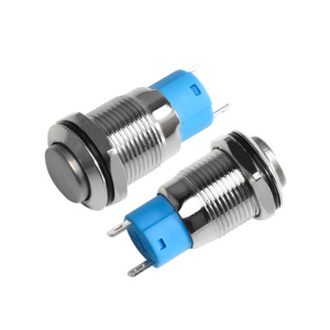 22mm Waterproof Mini Copper Stainless Steel Screw Terminal Metal Power <strong>Push</strong> Start <strong>Button</strong> <strong>Switch</strong> with LED Light for <strong>Car</strong> RV Marine - Product Image 2