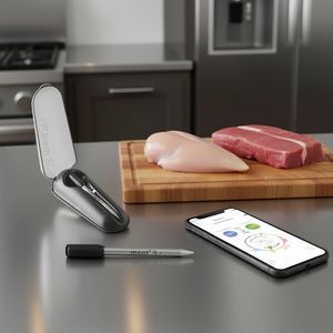 เครื่องวัดอุณหภูมิเนื้อ Meat It Plus Smart พร้อมการเชื่อมต่อแอปเพื่อการควบคุมการทำอาหารอย่างแม่นยำ - Product Image 3