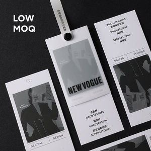 ป้ายแขวนเสื้อผ้า กระเป๋า และรองเท้า แบบกำหนดเอง พิมพ์โลโก้ ชื่อ ราคาประหยัด เป็นมิตรกับสิ่งแวดล้อม พร้อมเชือก - Product Image 4