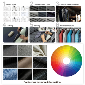 Abito da uomo su misura in lana blu scuro, leggero, elegante, vestibilità slim, perfetto per cene formali e serate speciali - Product Image 4