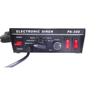Sirena de Ambulancia de 12 V y 150 W, Sirena de Advertencia PA300, Sistema de Sirena PA con <span class=keywords><strong>6</strong></span> Tonos para Vehículos de Emergencia, Bomberos y Grúas - Product Image 2
