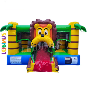 Gorila inflable Lion <span class=keywords><strong>King</strong></span> Bouncy <span class=keywords><strong>Jumping</strong></span> Castle Bounce House para niños con soplador - Product Image 2