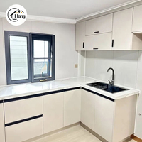 Maison conteneur mobile extensible sur mesure, de qualité professionnelle, avec espace de vie et de bureau