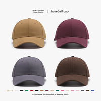 Casquette de baseball pour femme à visière incurvée, simple, à calotte rigide, six panneaux, protection solaire, polyvalente, décontractée, vente en gros