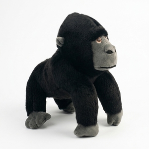 Edredón de peluche de gorila de montaña realista para Educación de Vida Silvestre, concientización sobre Especies en Peligro de Extinción, algodón PP relleno ecológico - Product Image 6