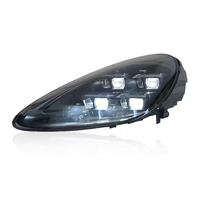 Phare Avant pour Cayenne 2011-2018, Lentille de Projecteur à LED avec Clignotant Dynamique, Feu de Jour Avant, Accessoires Automobiles