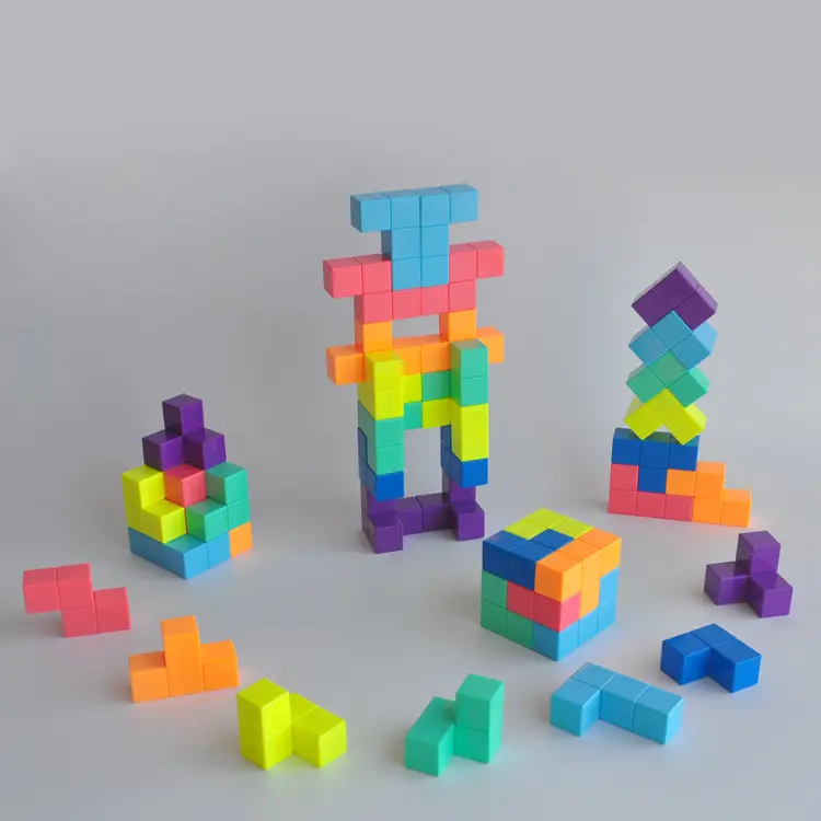Reizen Games Speelgoed Multi Vormen Magnetische Bouwstenen Magische Magnetische 3D Puzzel Cubes Voor Kinderen Volwassen Stress Relief Speelgoed