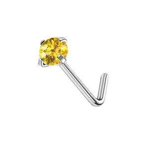 Astm F136 <span class=keywords><strong>Titanium</strong></span> Neus Ring Modieuze Multi Functionele Zirkoon Stud Oorbellen L-Vorm <span class=keywords><strong>Bar</strong></span> Met Kristallen Body Piercing Sieraden - Product Image 6