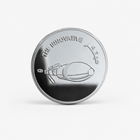 Pièces commémoratives de haute qualité en alliage de zinc, frappées à l'unité 3D, avec logo personnalisé, plaquées or, pour cadeaux d'honneur et de reconnaissance