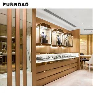 Хит продаж роскошный ювелирный магазин мебель материал на заказ ювелирный магазин дизайн дисплей
