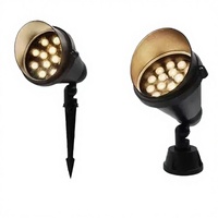 إضاءة LED متينة متعددة الألوان (RGB) - كشاف خارجي متعدد الاستخدامات (خيارات من 3 إلى 18 واط) لتزيين الحدائق والممرات