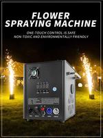 Machine à étincelles froides 750W, contrôle DMX, équipement d'éclairage professionnel, intérieur/extérieur, effets de scène sans feux d'artifice pyrotechniques