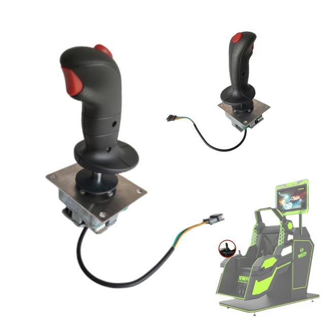 High Quality JSJM Brand Metal & Plastic Digital Flight Control Stick Simulation Arcade Game VR Joystick