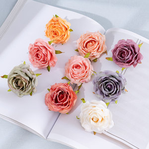 Cabezas de Rosa Artificiales CallaFloral de Poliéster, 8 Colores, Decoración de Interiores para Bodas, Flores para el Día de San Valentín - Product Image 2