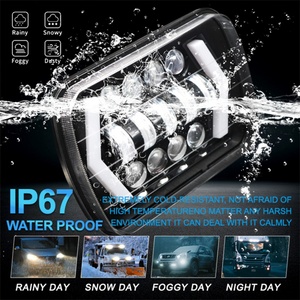 Barras de Luces LED, Luces Todoterreno, Lámpara LED para Camioneta 4x4, Faro Rectangular LED 5x7, Lámpara Antiniebla de Conducción, Luz Auxiliar de 7 Pulgadas, 12v - Product Image 4