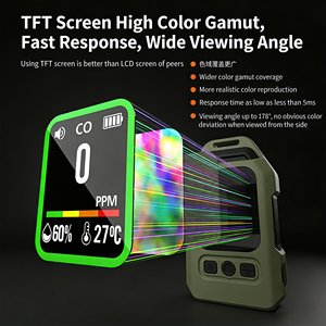 Détecteur de monoxyde de carbone portable pour le camping en voiture, testeur de fuite de gaz <span class=keywords><strong>CO</strong></span> personnalisé avec aspiration magnétique - Product Image 5