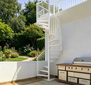 Diseño de <span class=keywords><strong>Escalones</strong></span> Antideslizantes para Escaleras Giratorias Prefabricadas en Interiores y Exteriores. Actualmente, escaleras de caracol metálicas. - Product Image 2