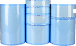 Materiale di carta per mulinello di sterilizzazione 100m X 300mm per <span class=keywords><strong>medicale</strong></span> dentale e salone di bellezza utilizzare imballaggi resistenti a vapore e Gas - Product Image 6