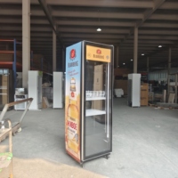 Vitrine Réfrigérée Commerciale Verticale à Porte Vitrée 550L, Usine Certifiée SGS, Climat Chaud, R290, Logo Personnalisé, LED