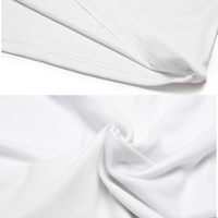 Unisex groothandel eco-vriendelijke ademende plus size anti-krimp korte mouw T-shirts sublimatie polyester voorzijde op maat