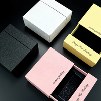 Emballage cadeau en carton rigide écologique fait main avec logo personnalisé pour montres, bijoux, colliers/bagues, gaufrage, certifié RoHS