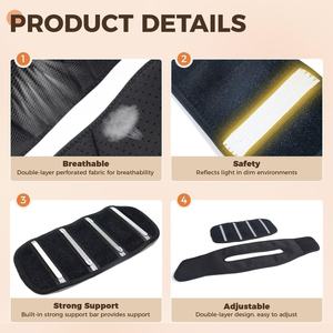 Personalizzabile modello solido tutore per il collo del cane Post-chirurgia collare con supporto Anti-distorsione e nastri decorazione - Product Image 3