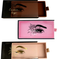 Kit de Faux Cils en Vison Synthétique Naturel en Gros, Marque Privée, Faits à la Main, Personnalisables, Volumineux et Pleins, en Bande
