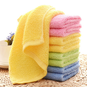 Paños de Limpieza Absorbentes Multiusos de 25*25cm, <span class=keywords><strong>Toalla</strong></span> de Limpieza de Algodón Cosida, Paño de Cocina de Bambú para Limpiar Platos - Product Image 5