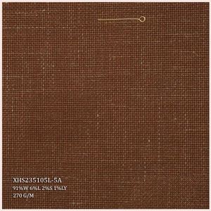 新款时尚库存精纺美利奴羊毛面料意大利西装面料混纺91% 羊毛面料男士套装 - Product Image 4