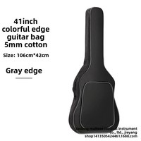Sac de transport pour guitare acoustique 40/41 pouces, directement de l'usine, sac à dos épaissi pour guitare