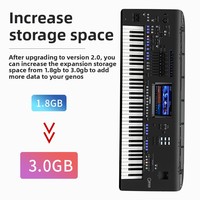 Genos 2 Electronic Keyboard Professional Arrangement Performance Synthesizer 76-Key High-End Music Workstation