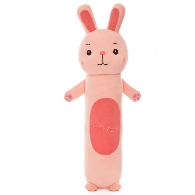 뜨거운 판매 대형 원통형 바디 베개 인형 장난감 로켓 봉제 베개 원숭이 토끼 사자 개구리