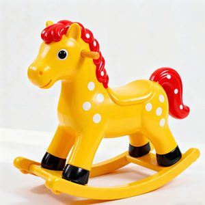 Özel Toddlers hediye emniyet itme denge kurulu oyuncak araç plastik sallanan atlar oyuncak bebek sallanan oyuncak itme kolu ile - Product Image 4