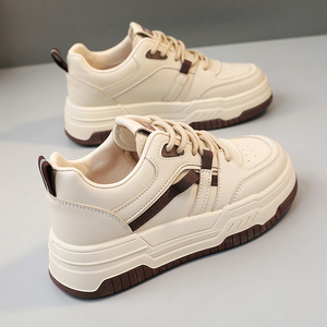 2026 LYKU Women's Shoes New Sports Leisure Board Shoes Thick-<b>soled</b> Breathable Anti-slip Lace-up Fashion Trend Summer Spring - Product Image 1