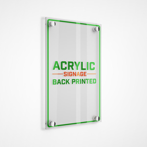 Impressions d'enseignes en acrylique résistantes aux UV, aux rayures et à l'eau, graphiques personnalisés en aluminium, panneaux publicitaires pour l'intérieur - Product Image 2