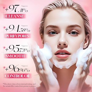 Limpiador Facial <span class=keywords><strong>de</strong></span> Fresa, <span class=keywords><strong>Limpieza</strong></span> Facial <span class=keywords><strong>Profunda</strong></span>, Control <span class=keywords><strong>de</strong></span> Grasa, Aclarante e Hidratante, Cuidado Facial, Venta al por Mayor, 100g - Product Image 3