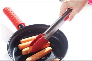 Manchon de poignée de casserole en silicone de qualité alimentaire, résistant à la chaleur, écologique, best-seller - Product Image 4