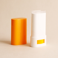 Récipient de bâton de déodorant vide en plastique de 15g 20g emballage de tubes torsadés ronds pour bâton de déodorant