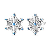 Boucles d'oreilles créoles S925 en argent sterling, avec breloques pendantes mignonnes en forme de dessin animé incrustées de zircone cubique colorée, boucles d'oreilles pendantes tendance