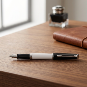 Penna Stilografica Waterman Hemisphere Colorata con Finitura Palladium e Punta in Acciaio Inossidabile per Studenti e Professionisti - Blu - Product Image 3