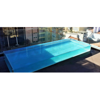 Panneau de piscine en acrylique transparent/clair écologique Leyu Factory Private Villa House, haute transmission lumineuse, 20 ans de garantie